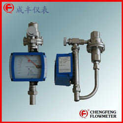 LZZ-D/RE/10/P metal tube flowmeter   single-way type permanent flow valve  [CHENGFENG FLOWMETER] high accuracy  purge set